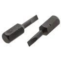 Facom Steel Screwdriver Bit, 6.35 mm Drive Size, 25 mm Overall Length, Blade Width 3 mm, Blade Thickness 0.5 mm ES.133
