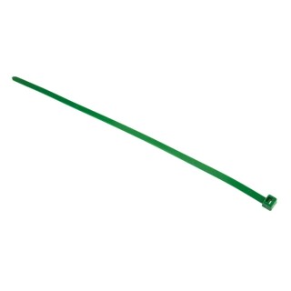 HellermannTyton Cable Tie, Non-Releasable, 380 mm x 7.6 mm, Green Polyamide 66 111-12001 T120R(E)-PA66-GN