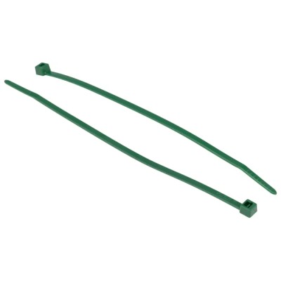 HellermannTyton Cable Tie, 150 mm Length x 3.5 mm Width, Green Polyamide 66, Series T, Model 111-03014 T30R-PA66-GN