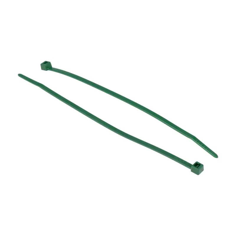 HellermannTyton Cable Tie, 150 mm Length x 3.5 mm Width, Green Polyamide 66, Series T, Model 111-03014 T30R-PA66-GN