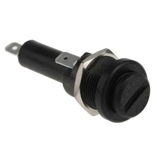 Bulgin 13A Panel Mount Fuse Holder, 1 Pole for 6.3 x 32 mm Fuse, 250V AC FX0415/S