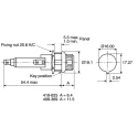 Bulgin 13A Panel Mount Fuse Holder, 1 Pole for 6.3 x 32 mm Fuse, 250V AC FX0415/S