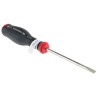 Facom Slotted Screwdriver 5.5 mm Tip Width, 100 mm Blade Length, 209 mm Overall Length AT5.5X100