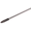 Facom Standard Screwdriver with PZ1 Tip, 75 mm Blade Length, 184 mm Overall Length, Bi-Material Handle ATD1X75