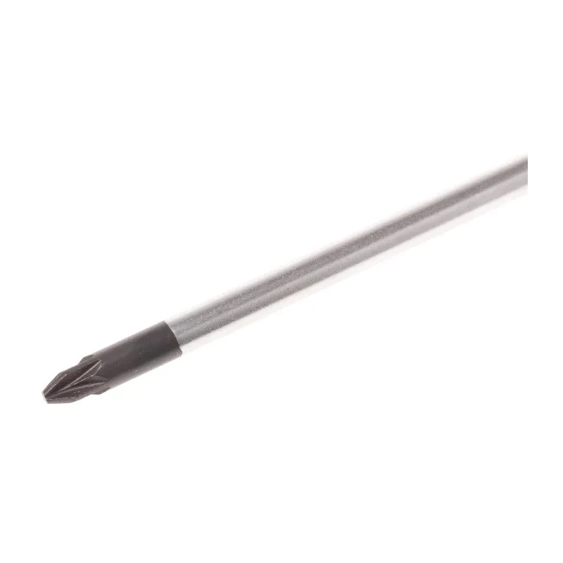 Facom Standard Screwdriver with PZ1 Tip, 75 mm Blade Length, 184 mm Overall Length, Bi-Material Handle ATD1X75
