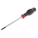 Facom Slotted Screwdriver, 150 mm Blade, 270 mm Overall Length, Insulated Bi-Material Handle AT6.5X150