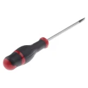 Facom Slotted Screwdriver, 150 mm Blade, 270 mm Overall Length, Insulated Bi-Material Handle AT6.5X150