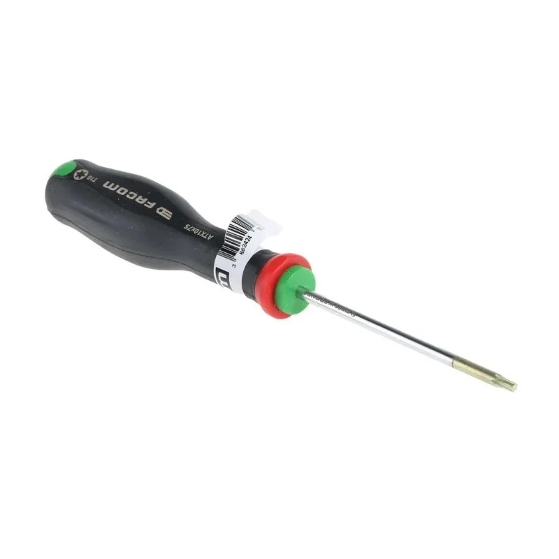 Facom Standard Torx & Torx Plus Screwdriver, T10 Tip, 75 mm Blade, 184 mm Overall ATX10X75