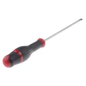 Facom Standard Slotted Screwdriver 150 mm Blade, 259 mm Overall Length, Insulated Bi-Material Handle ATF5.5X150