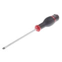 Facom Slotted Screwdriver, 150 mm Blade, 270 mm Overall, Insulated, Bi-Material Handle ATF6.5X150