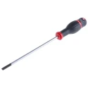 Facom Slotted Screwdriver, Standard Type, 200 mm Blade Length, 320 mm Overall Length, Insulated Bi-Material Handle AT6.5X200