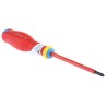 Facom Insulated Screwdriver, PZ1 Tip, 100 mm Blade, VDE/1000V Approved, Bi-Material Handle ATD1X100VE