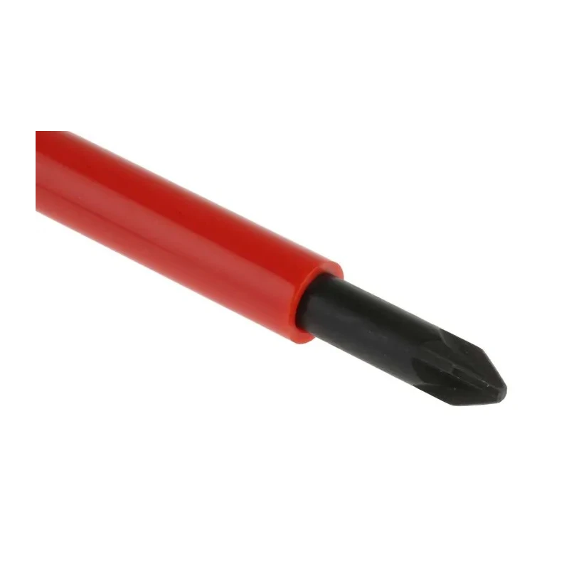 Facom Insulated Screwdriver, PZ1 Tip, 100 mm Blade, VDE/1000V Approved, Bi-Material Handle ATD1X100VE