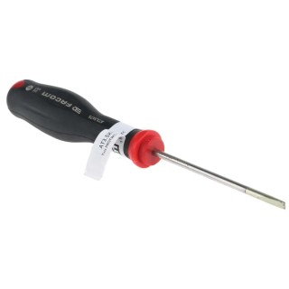 Facom Slotted Screwdriver with 75 mm Blade, 178 mm Overall Length AT3.5X75