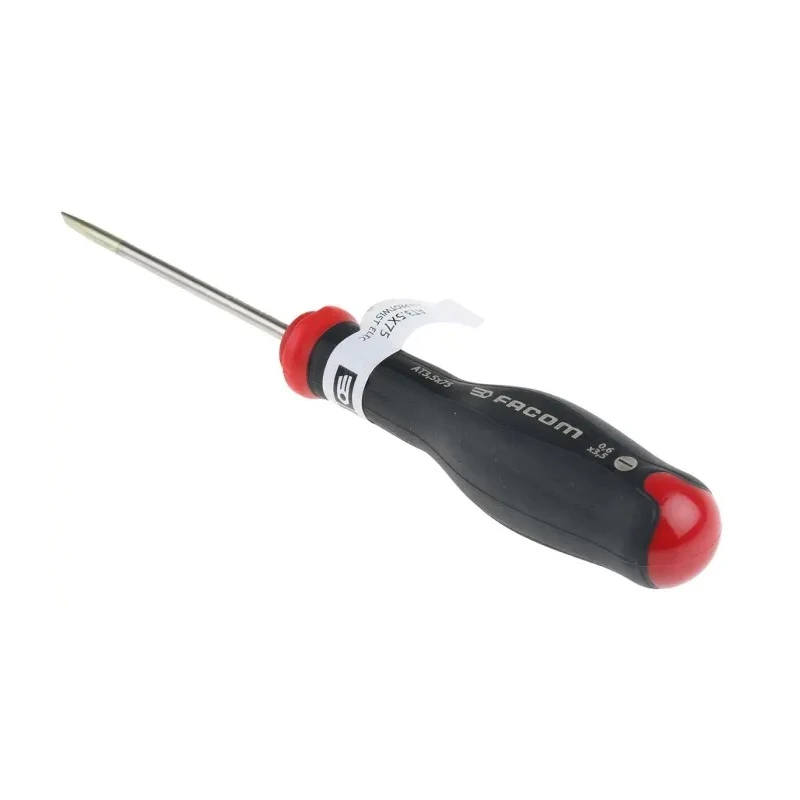 Facom Slotted Screwdriver with 75 mm Blade, 178 mm Overall Length AT3.5X75