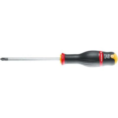 Facom Philips Screwdriver with PH3 Tip, 150 mm Blade, 275 mm Overall Length, Bi-Material Handle, Silicon Carbide ATWPH3X150