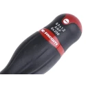 Facom Slotted Screwdriver with 200 mm Blade and 325 mm Overall Length, Insulated Bi-Material Handle ATF8X200