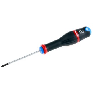 Facom Pozidriv Standard Screwdriver PZ0 Tip 75 mm Blade 178 mm Overall ATD0X75