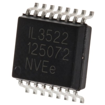 NVE Digital Non-Inverting Line Transceiver IC, 16-Pin SOIC, 3-5V Supply, 60mA Output IL3522E