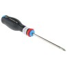Facom Pozidriv Screwdriver, PZ1 Tip, 100 mm Blade, 209 mm Overall ATD1X100