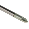 Facom Pozidriv Screwdriver, PZ1 Tip, 100 mm Blade, 209 mm Overall ATD1X100
