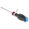 Facom Pozidriv Screwdriver with PZ2 Tip, 125 mm Blade Length, 245 mm Overall Length, Bi-Material Handle ATD2X125