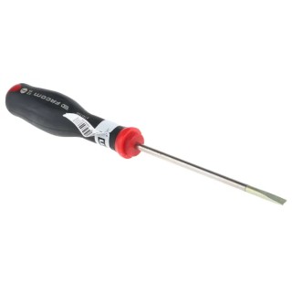 Facom Slotted Screwdriver with 100 mm Blade and 209 mm Overall Length AT4X100