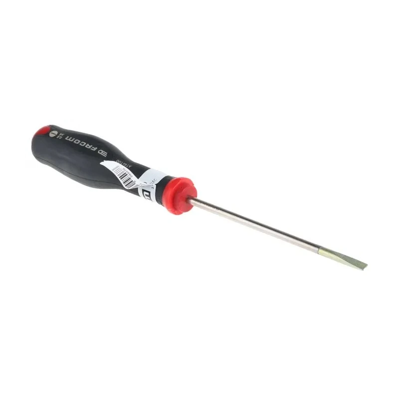 Facom Slotted Screwdriver with 100 mm Blade and 209 mm Overall Length AT4X100