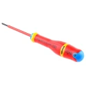 Facom Insulated Screwdriver PZ0 Tip 75 mm Blade VDE 1000V Approved 179mm Overall ATD0X75VE