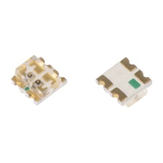 Dialight Bi-colour Green and Red LED, 2.4 V, 1616 Surface Mount, 140° Viewing Angle, Model 5988410207F