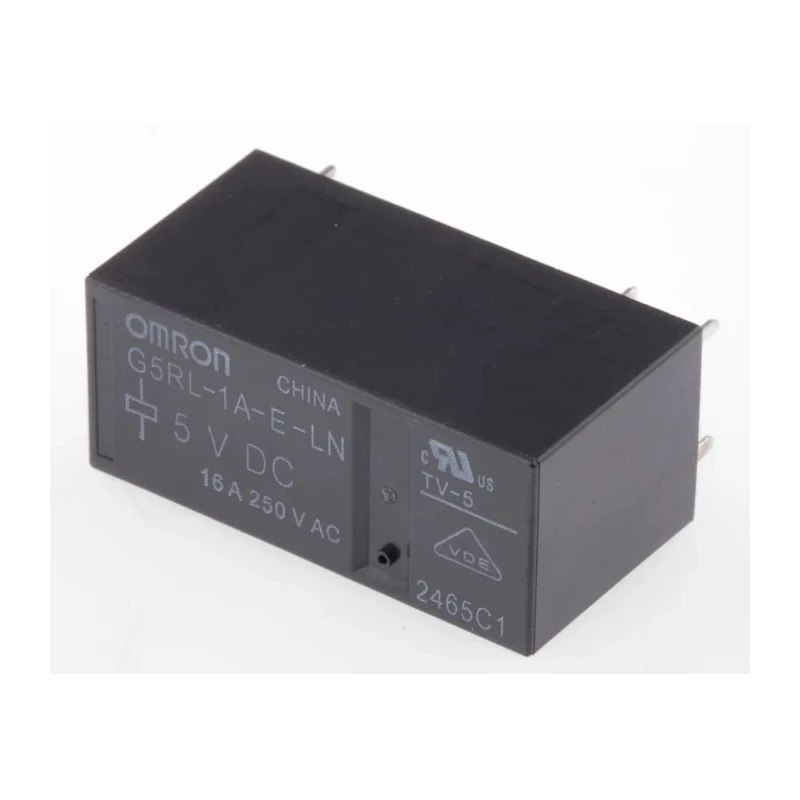 Omron PCB Power Relay 5V DC Coil 16A Switching Current SPST G5RL-1A-E-LN DC5