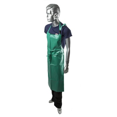 Skytec Green Reusable Polyvinyl Chloride Chemical Resistant Apron 910 mm CCCMA/003650/GN9