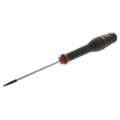 Facom Slotted Screwdriver, 75 mm Blade, 178 mm Overall Length, Insulated Bi-Material Handle AT3X75