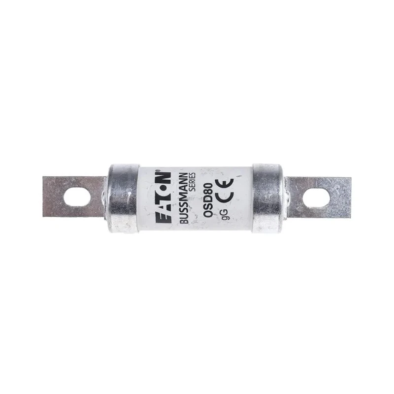 Eaton 80A British Standard Fuse A3 500V AC High Rupture Capacity Offset Tag OSD80