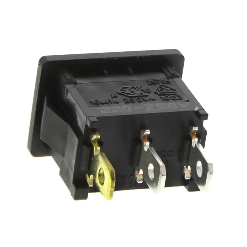 RS PRO Illuminated SPST On-Off Rocker Switch Panel Nylon Housing IP66 10A 250V AC 419-782
