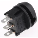 RS PRO SPDT On-Off-On Rocker Switch Panel Mount Nylon Housing Black Actuator 10A 250V AC 419-776