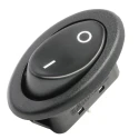 RS PRO SPST Latching On-None-On Rocker Switch Panel Nylon Housing Quick Connect Terminals 419-823