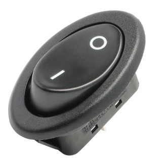 RS PRO SPST Latching On-None-On Rocker Switch Panel Nylon Housing Quick Connect Terminals 419-823