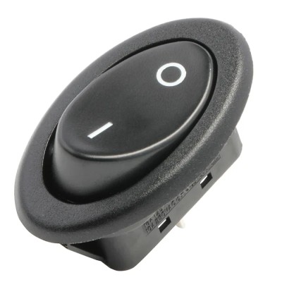RS PRO SPST Latching On-None-On Rocker Switch Panel Nylon Housing Quick Connect Terminals 419-823