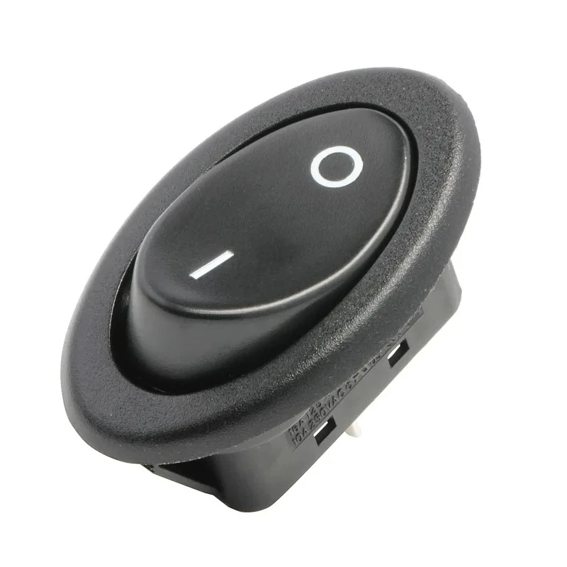 RS PRO SPST Latching On-None-On Rocker Switch Panel Nylon Housing Quick Connect Terminals 419-823