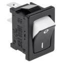 RS PRO SPST On-Off Panel Mount Nylon Rocker Switch 10A 28V DC 250V AC 419-798