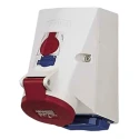 MENNEKES Wall Mount Double Box with TwinCONTACT 16A 415V IP44 Rated Industrial Power Connector IP44