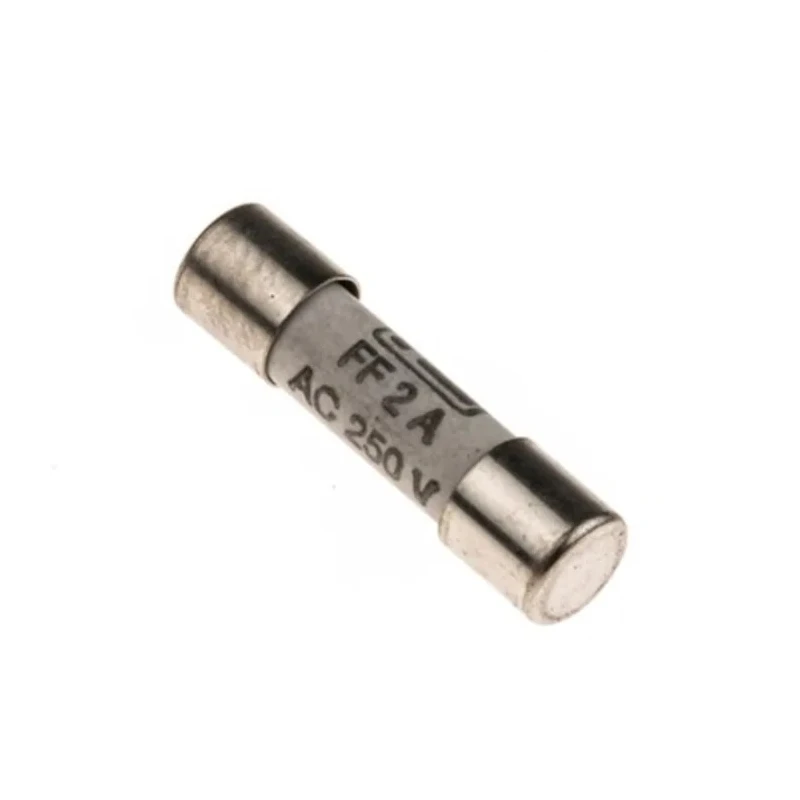 RS PRO 2A FF Ceramic Cartridge Fuse, 5 x 20 mm, 250V AC, Super Fast Acting, Ceramic Body 420-094