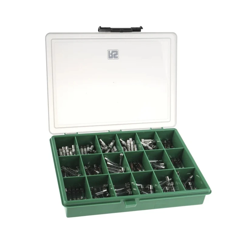 RS PRO Electrical Fuse Kit Mixed 20 mm Miniature HBC LBC Fuses in Plastic Case 420-274