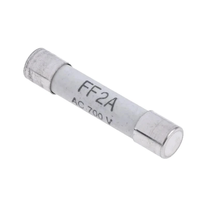 RS PRO 2A FF Ceramic Cartridge Fuse 6.3 x 32 mm 700V AC Super Fast Acting 420-167