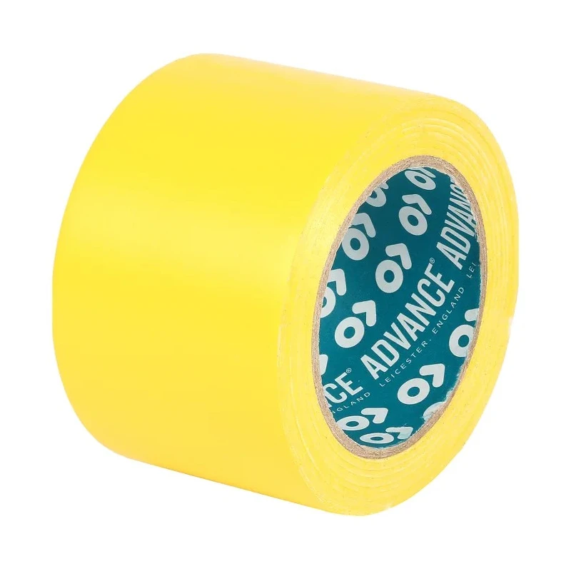 Advance Tapes Yellow Polyvinyl Chloride 75mm x 33m Hazard Tape 0.14mm Thickness AT8