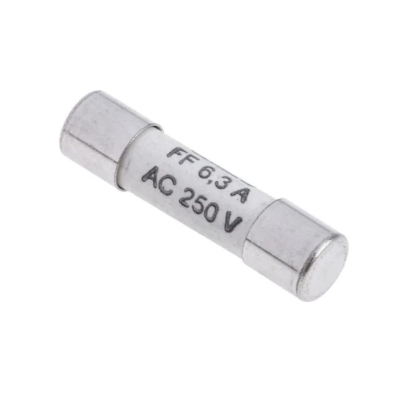 RS PRO 6.3A 250V AC Super Fast Acting Ceramic Cartridge Fuse 5 x 20 mm 420-123