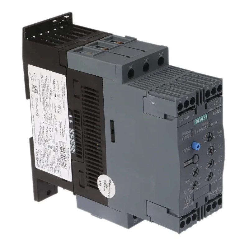 Siemens 3RW40 30 kW 480V AC 3 Phase Chassis Mount Soft Starter 3RW4037-1BB14