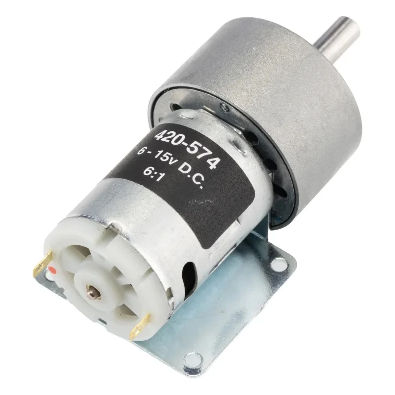 RS PRO Brushed Geared DC Geared Motor 7.9 W, 4 Ncm Torque, 1644 RPM, 6 mm Shaft Diameter 420-574