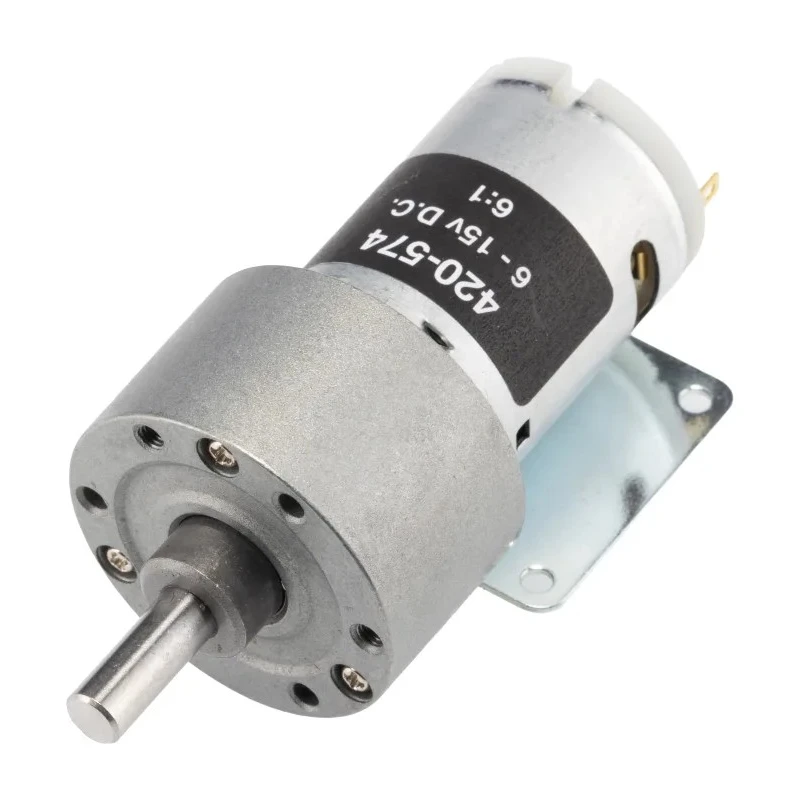 RS PRO Brushed Geared DC Geared Motor 7.9 W, 4 Ncm Torque, 1644 RPM, 6 mm Shaft Diameter 420-574
